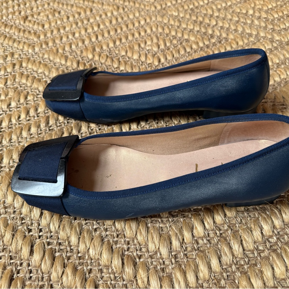 French Sole FSNY Navy Blue Women's Flats